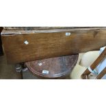A 90cm 19th Century mahogany Pembroke table - a/f