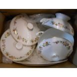 A quantity of Wedgwood Mirabelle dinner ware including tureens, plates, soup bowls, etc.
