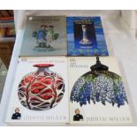 Four antiques reference books comprising Moorcroft Winds of Change by Fraser Street - ISBN