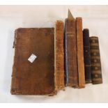 Six antiquarian books including The Parent's Assistant by Maria Edgeworth, Vol IV, 1817, Fables