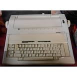 Brother Ax-15 electronic typewriter with manual