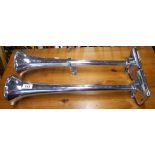 A pair of Hadley USA chrome plated lorry air horns - slight pitting