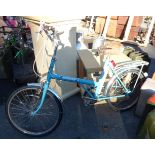 A vintage Raleigh 20 shopping bicycle - saddle a/f