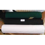 Three rolls of vintage Japanese kimono silk