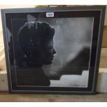 Herman Leonard: a framed monochrome photograph of Billie Holliday - from and original dated 1954 -