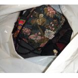 A bag containing a large quantity of silk and other ladies fashion scarves including Liberty