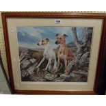 Vic Granger: a framed signed limited edition coloured print entitled With But A Single Thought -