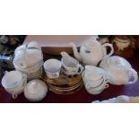 A quantity of Coalport Countryware teawares including coffee pot, cups and saucers, etc. - sold