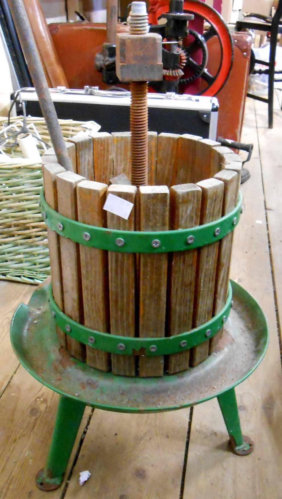 An old fruit press