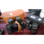 Two pairs of vintage binoculars