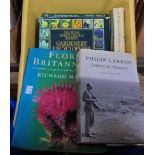 A selection of hard back novels and other books including Letters To Monica by Philip Larkin, Pub.
