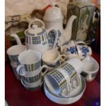 A 1950's Alfred Meakin coffee set - sold with another similar