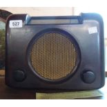 A Bush DAC 90A Bakelite radio