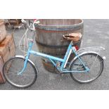 A vintage Raleigh 20 shopping bicycle - saddle a/f