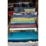 TWO BOXES OF ART RELATED BOOKS AND AUCTION CATALOGUES, to include fifteen volumes of Agnews Drawings