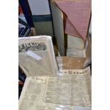 A BOX OF SPORTING HISTORICAL NEWSPAPERS, comprising bound volumes of The Sporting Times 1886 and