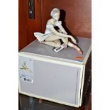 A BOXED LLARDO BALLERINA FIGURE, 'Rose Ballet' No 5919, designed by Jose Luis Alvarez 1992, length