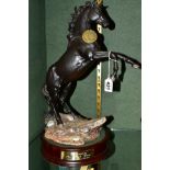 A BESWICK 'CANCARA - THE BLACK HORSE', modelled by Graham Tongue, with 'Beswick Centenary 1894 -