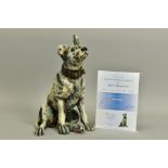 APRIL SHEPHERD (BRITISH CONTEPORARY), 'Ever Hopeful', an artist proof sculpture of a dog 12/30,