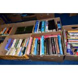 SEVEN BOXES OF BOOKS, assorted interests, including cookery, gardening, Heron Books, paperback