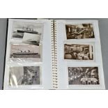 COMMERCIAL SHIPPING POSTCARDS, approximately one hundred and fifteen postcards and photographs of