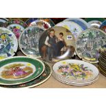 A QUANTITY OF COLLECTORS PLATES, including a set of twelve Franklin Mint 'The Masterpieces of