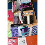 A BOX OF TABLET AND IPAD CASES, mostly sealed or in original packaging, sizes include to fit Ipad
