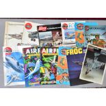A QUANTITY OF ASSORTED MAINLY 1970'S AND 1980'S PLASTIC CONSTRUCTION KIT CATALOGUES, Airfix, Frog,