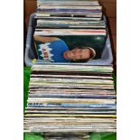 TWO TRAYS CONTAINING OVER ONE HUNDRED AND FIFTY LP'S including Del Shannon, Bob Dylan, Elvis Presley