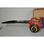 A HOMELITE CLASSIC HB390V PETROL GARDEN BLOWER ( Engine pulls freely but not started)
