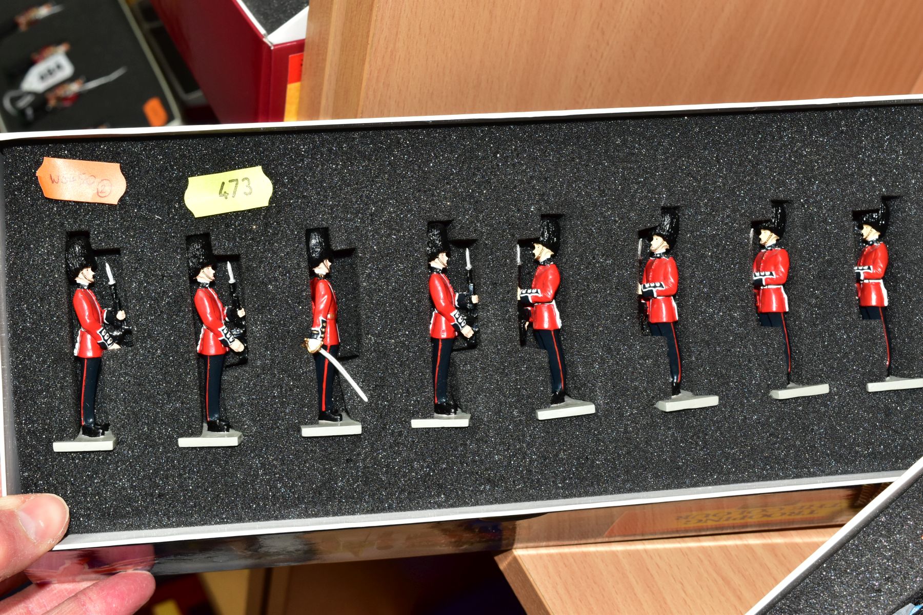 SIX BOXED BRITAINS TROOPING THE COLOUR SETS, Regimental Sergeant Major - Grenadier Guards No - Image 7 of 10