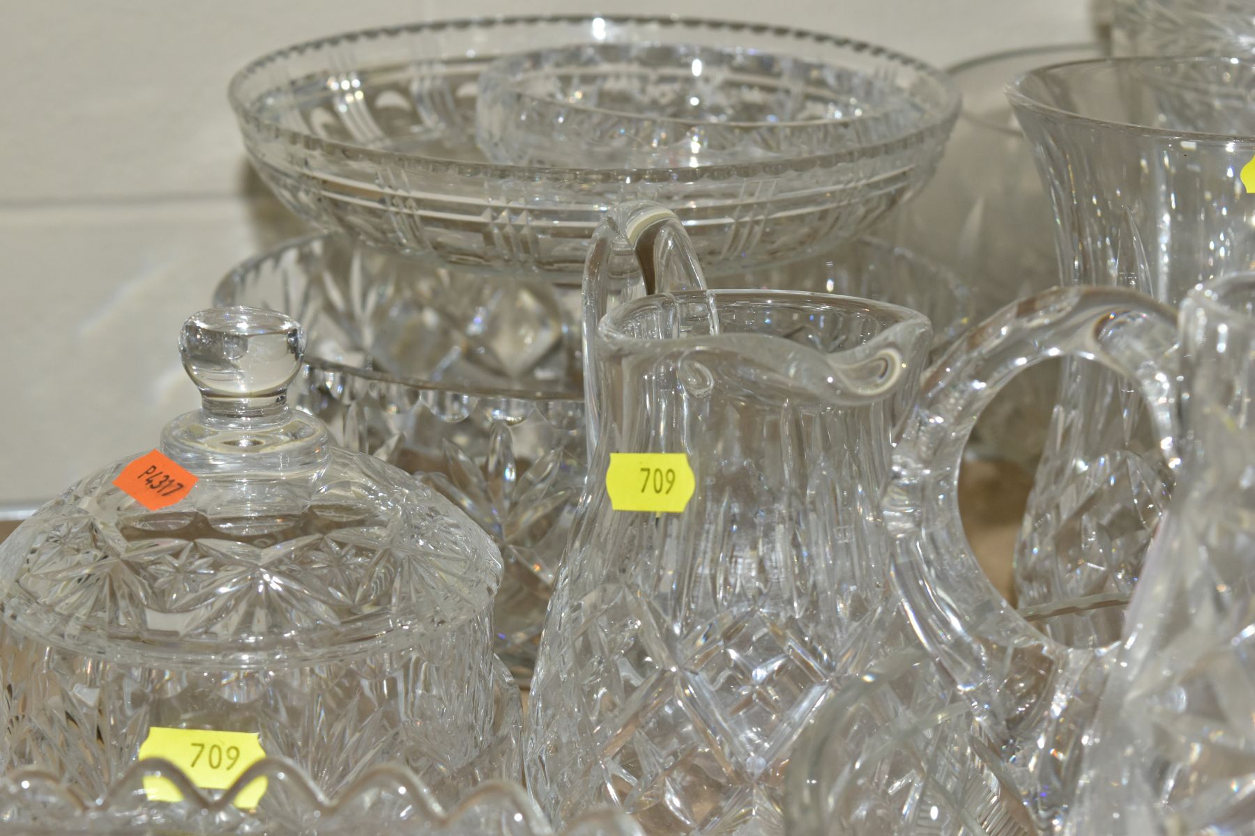 A COLLECTION OF CUT GLASS etc, to include Waterford, Royal Doulton, Stuart, brandy, wine and - Image 10 of 10