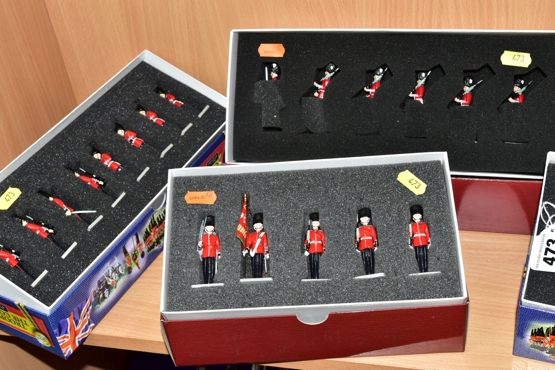 SIX BOXED BRITAINS TROOPING THE COLOUR SETS, Regimental Sergeant Major - Grenadier Guards No - Image 2 of 10