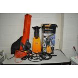 A HALFORDS HP125 PRESSURE WASHER and a Flymo garden vac ( PAT pass and working ) (2)