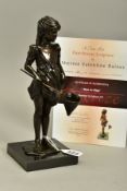 SHERREE VALENTINE DAINES (BRITISH 1959) 'OUT TO PLAY', a limited edition bronze sculpture of a