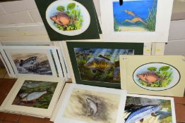 FISH AND MARINE LIFE RELATED PRINTS, to include limited editions, artists include K. Vaudin, Chris