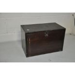 A VINTAGE ENGINEERS TOOL CHEST with lift off front and three long internal drawers 47cm wide x
