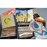 TWO CASES CONTAINING OVER ONE HUNDRED 7'' SINGLES including Michael Jackson and R Dean Taylor on