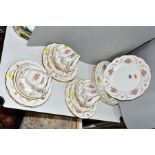 A ROYAL ALBERT TRANQUILITY PATTERN PART DINNER SERVICE, seconds quality, one cup unmarked, used