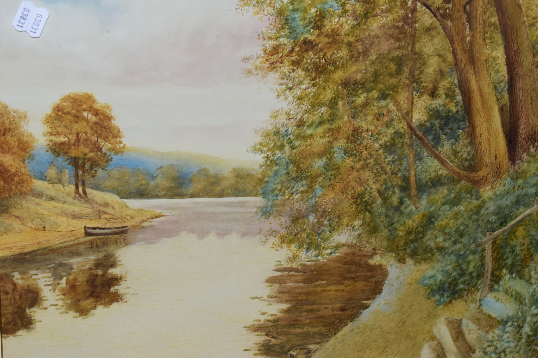 FIVE WATERCOLOUR PAINTINGS, comprising three Archibald Jones landscapes, signed and dated 1912, - Image 2 of 6