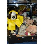 A QUANTITY OF MODERN BEARS AND OTHER SOFT TOYS, to include 'Adam' a Barton's Creek Collection Bear