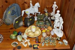 DECORATIVE ITEMS AND ORNAMENTS ETC, to include two Royal Doulton Images figure groups, 'Carefree'
