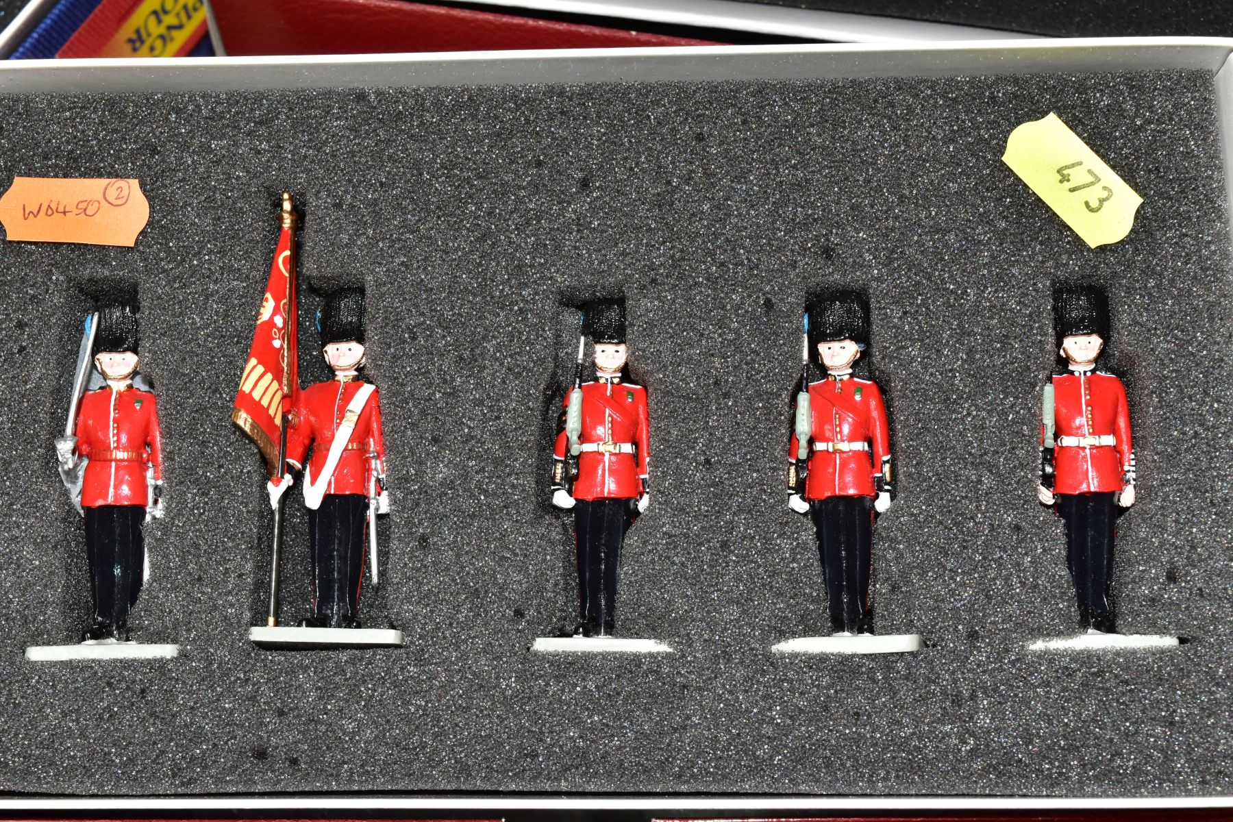 SIX BOXED BRITAINS TROOPING THE COLOUR SETS, Regimental Sergeant Major - Grenadier Guards No - Image 6 of 10