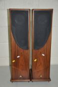 A PAIR OF FLOOR STANDING CASTLE SEVERN SPEAKERS with floor spikes fitted ( untested but cones are