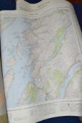 ORDNANCE SURVEY MAPS OF GREAT BRITAIN, one inch to one mile series, sheets 52 to 66, 09, 102-116,