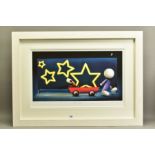 DOUG HYDE (BRITISH 1972) 'STAR SIGN', a limited edition print of a boy pulling his dog in a cart,
