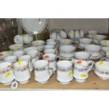 ROYAL ALBERT 'BELINDA' PART DINNER SERVICE, comprising of twelve dinner plates, six teacups, five