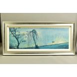 ROLF HARRIS (AUSTRALIAN 1930) 'MIST ON THE THAMES', a limited edition print, 114/195, signed