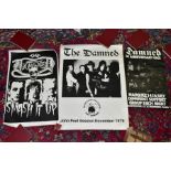 MUSIC POSTERS, 'THE DAMNED' comprising first anniversary gigs, Marquee 3 4 5 6 July, different