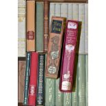 A BOX OF FOLIO SOCIETY BOOKS IN SLIP CASES, titles include Desperate Remedies by Thomas Hardy, The